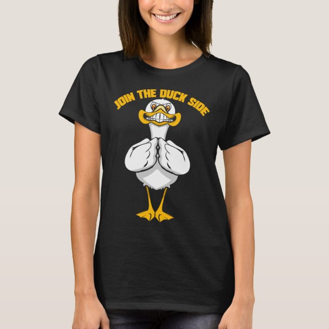 Evil Duck  for Duck Fan Duck Pond T Shirt (Framsida)