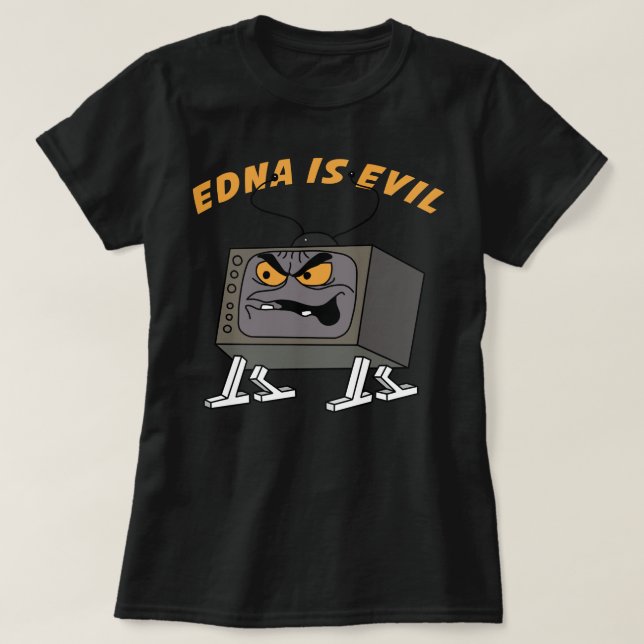 Evil Edna är Evil Classic T Shirt (Design framsida)