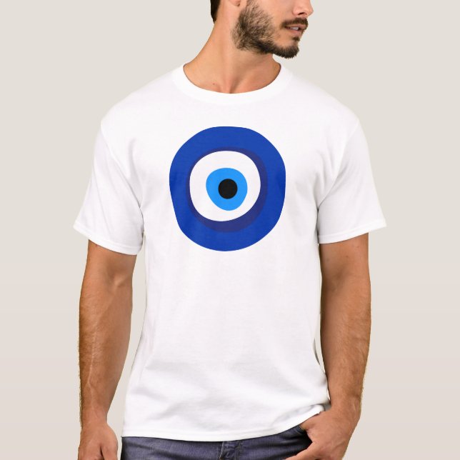 evil eye ancient symbol antiquity talisman superst t shirt (Framsida)
