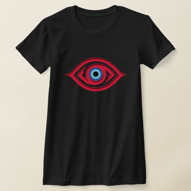 Evil Eye and All Seeing Eye t-shirt (Laydown)