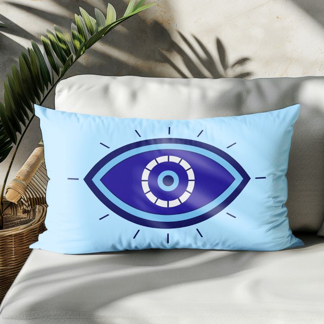 Evil Eye Blue Boho Decor Accent Throw  Lumbarkudde (Skapare uppladdad)