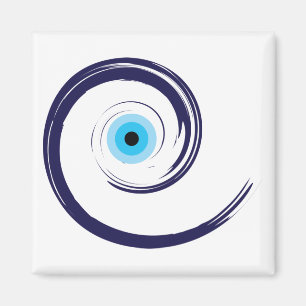 Evil EyeEvil Öga Konstblått grekiska Magnet