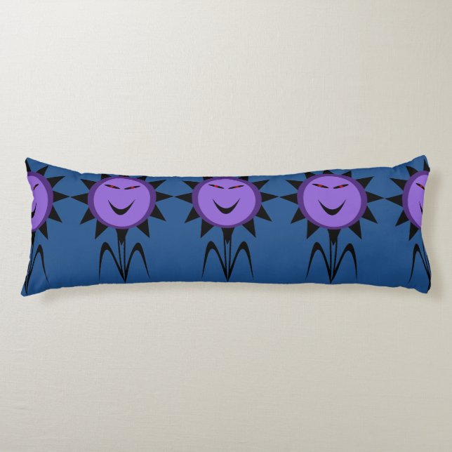 Evil Flower Kawaii Goth Halloween Body Pillow Kroppskudde (Framsidan)
