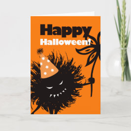 Evil Flower Kryp Happy halloween Kort