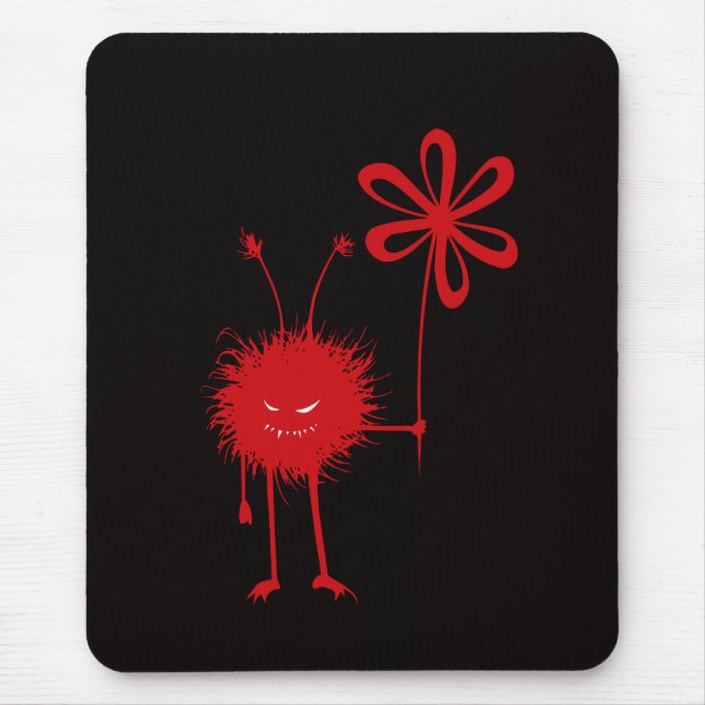 Evil Flower Kryp mousepad Musmatta (Framsidan)