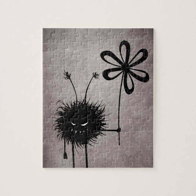 Evil Flower Kryp vintage Pussel (Vertikal)