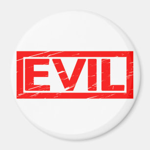 Evil Frimärke Magnet
