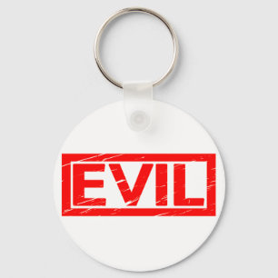 Evil Frimärke Nyckelring
