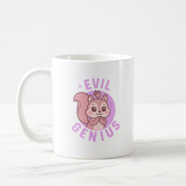 Evil Genius | Cute Squirrel Cartoon Kaffemugg