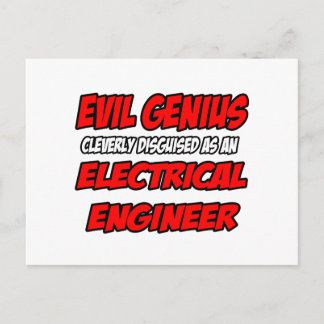 Evil Genius..Electrical Ingenjör Vykort