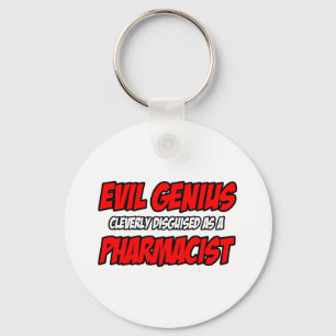 Evil Genius...farmaceut Nyckelring