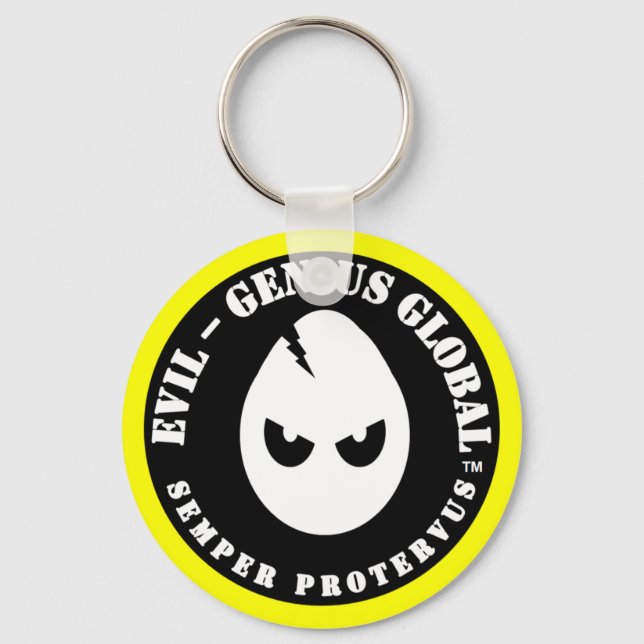 Evil-Genius Keychain Nyckelring (Framsida)