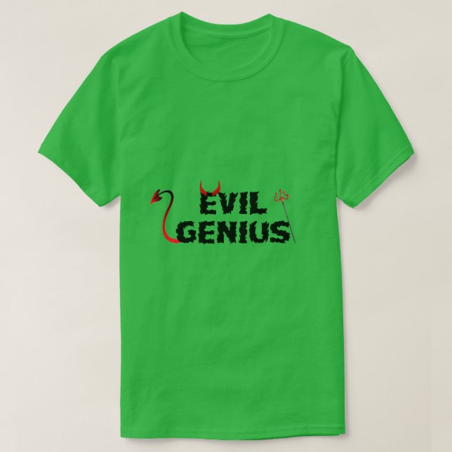 Evil Genius T-Shirt (Design framsida)