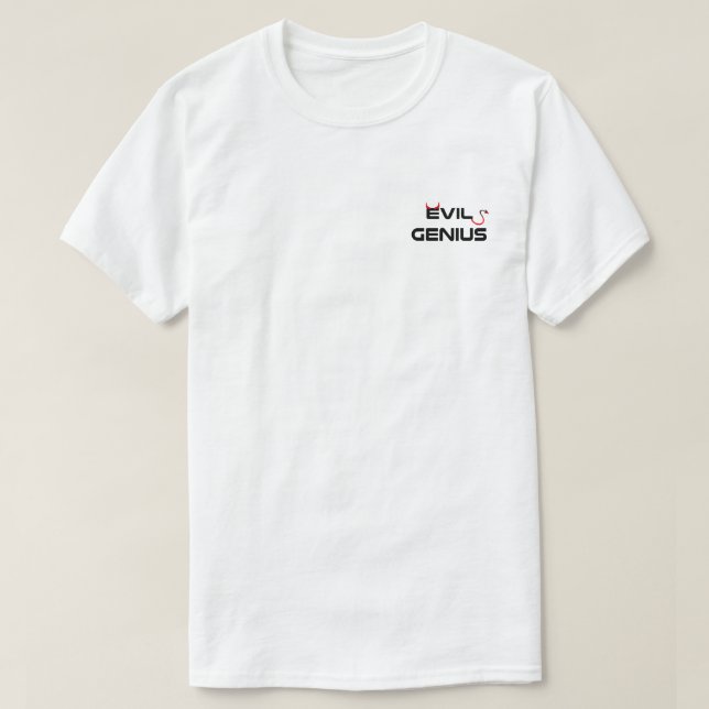 Evil Genius T-Shirt (Design framsida)
