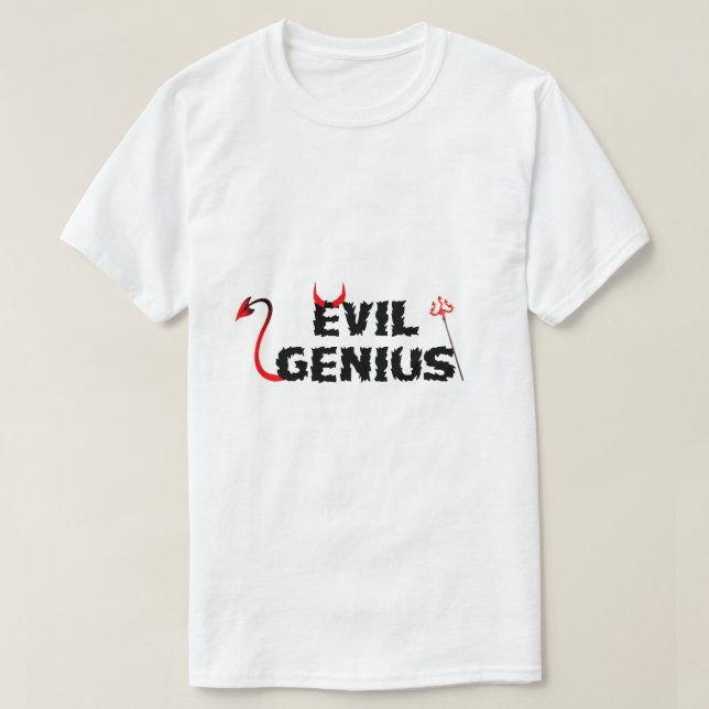 Evil Genius T-Shirt (Design framsida)