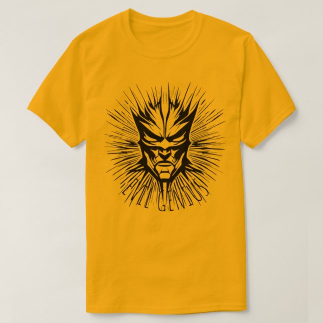 Evil Genius T Shirt (Design framsida)