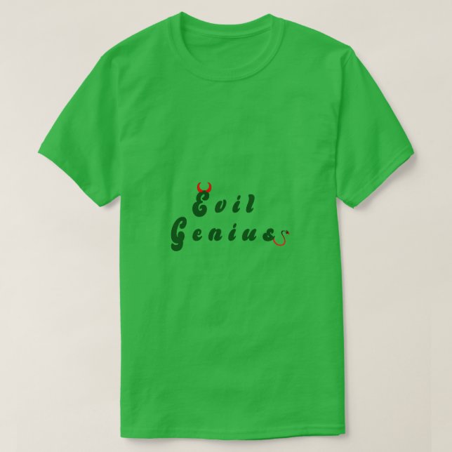 Evil Genius T-Shirt (Design framsida)