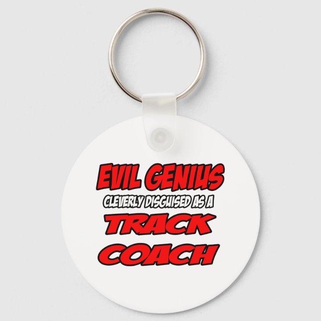 Evil Genius..Track Coach Nyckelring (Framsida)
