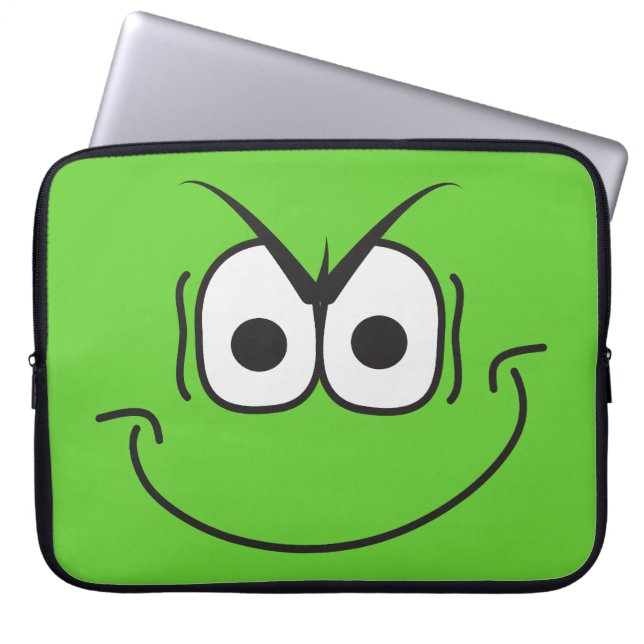 Evil Genius Villain Ansikte Laptop sleeve (Framsidan)