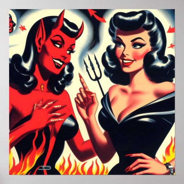 Evil Girls Poster (Framsidan)