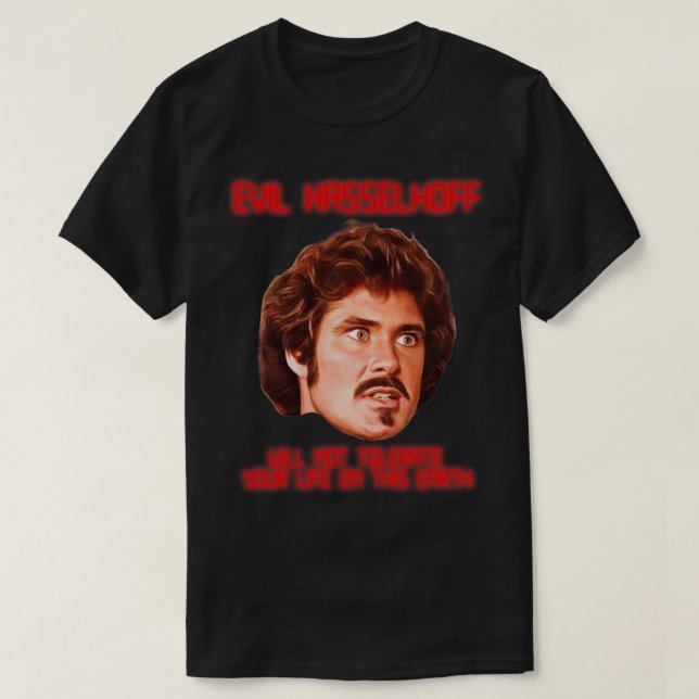 EVIL HASSELHOFF Garthe Knight T Shirt (Design framsida)