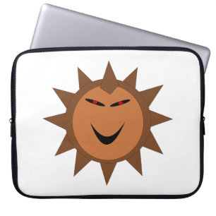 Evil Hedgehog Kawaii Goth Halloween Laptop Bag Sleeve