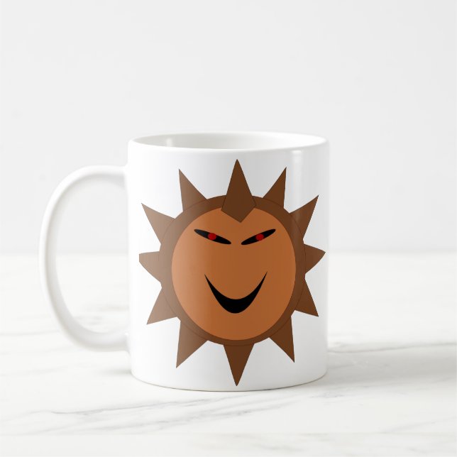 Evil Hedgehog Kawaii Goth Halloween Mugg (Vänster)