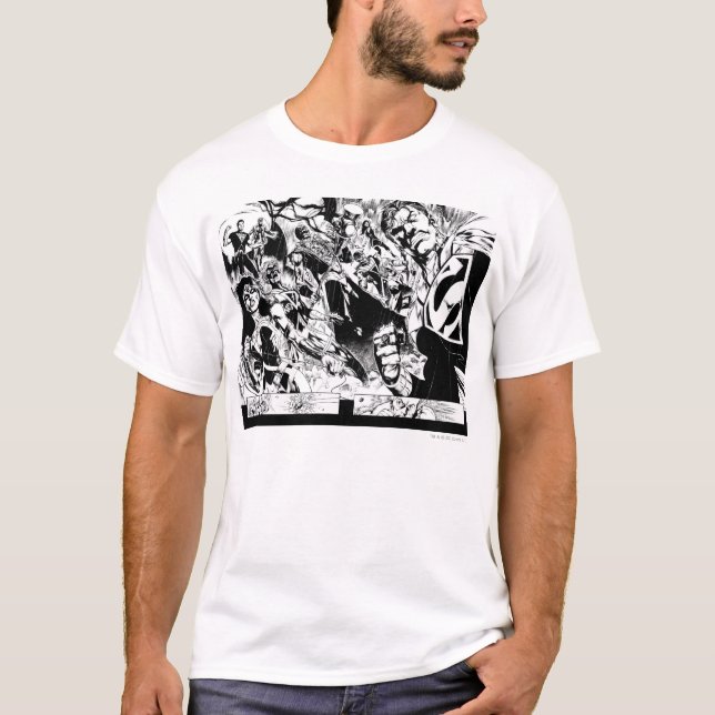 Evil Heros Panel Tee Shirt (Framsida)