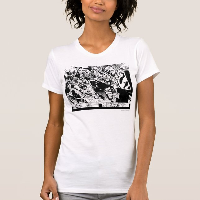 Evil Heros Panel Tee Shirt (Framsida)