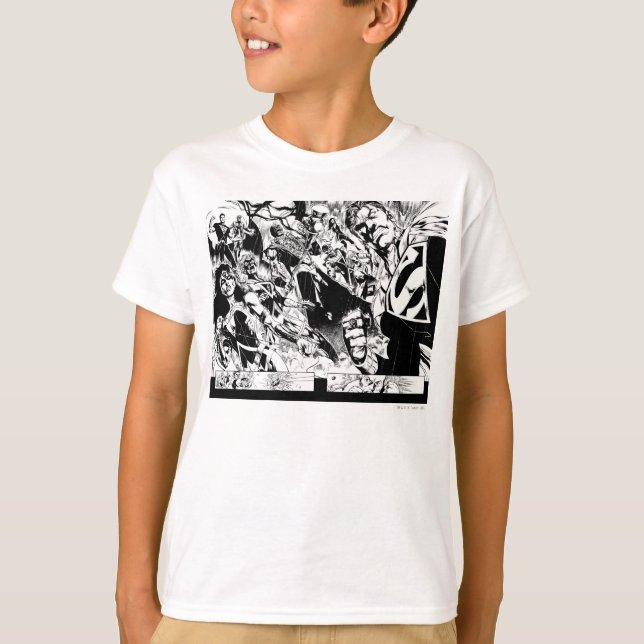 Evil Heros Panel Tee Shirt (Framsida)