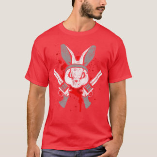 Evil Horror Rabbit Funny Rabbit Saying Easter Gift T Shirt