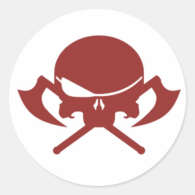 Evil I Runt Klistermärke (Framsida)