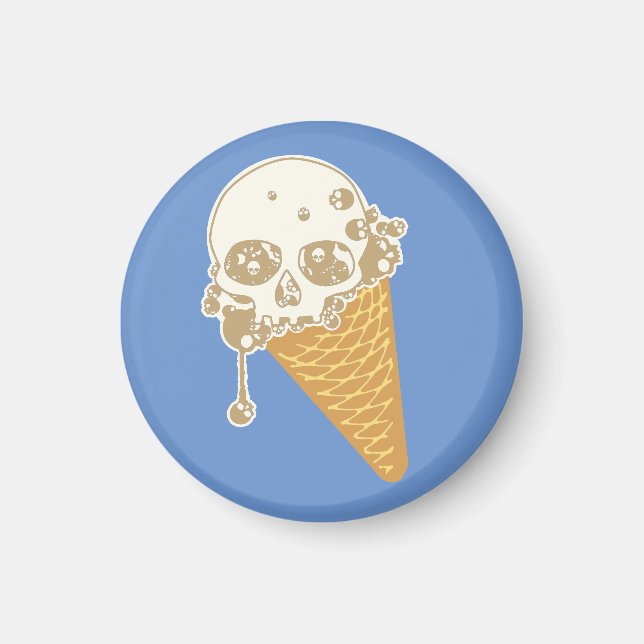Evil Ice Cream Cone Magnet (Framsidan)