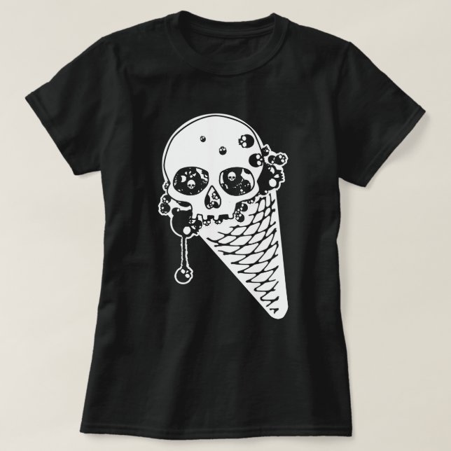Evil Ice Cream Cone T-Shirt (Design framsida)