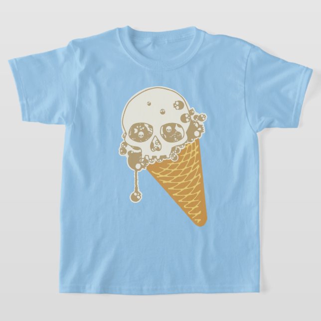 Evil Ice Cream Cone T-Shirt (Laydown)