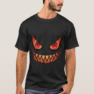 Evil Jack O’Lantern Smile – Creepy Grinning Pumpki T Shirt