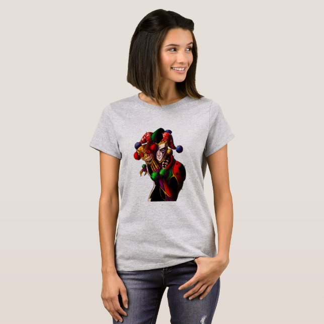 Evil Jester Pet T Shirt (Hel framsida)