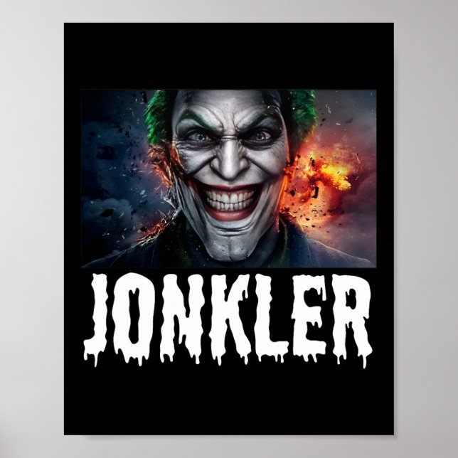 Evil Jonkler Halloween Poster (Framsidan)