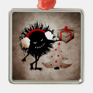 Evil Kryp Ge Julklapp Julgransprydnad Metall
