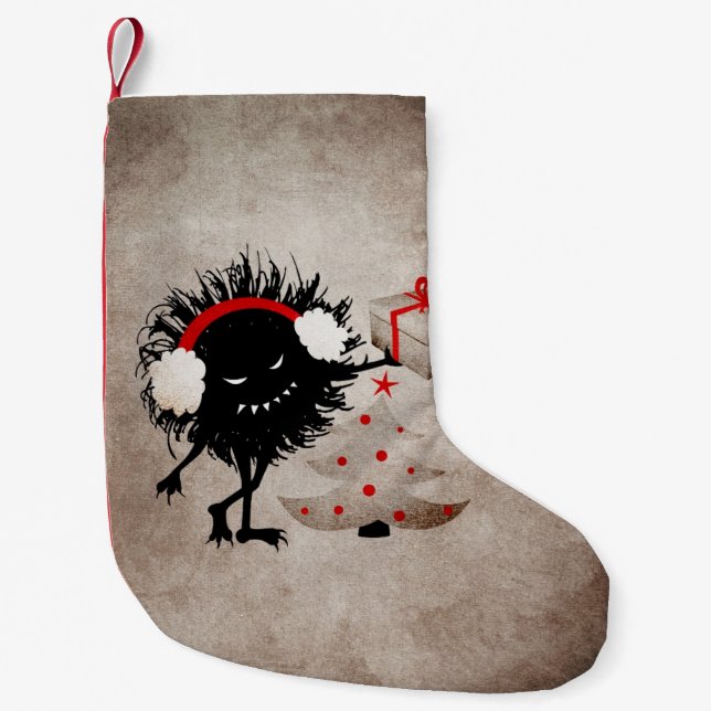 Evil Kryp Ge Julklapp Liten Julstrumpa (Framsidan)
