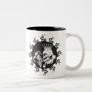 Evil Kung Skull Två-Tonad Mugg