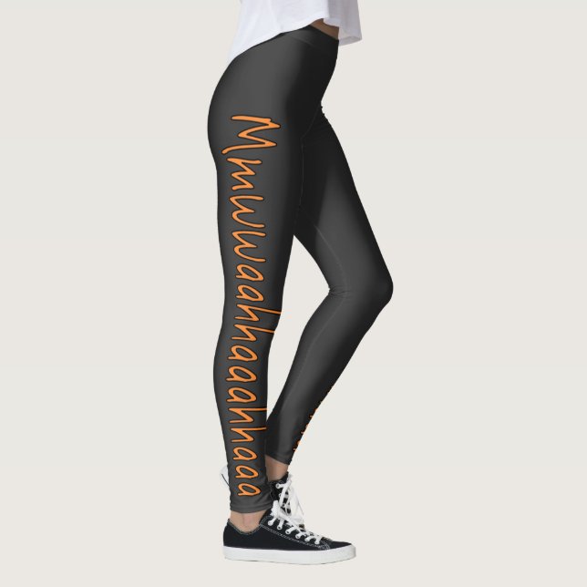 Evil Ldotter Mmwwaahaahhaaa Halloween Leggings (Höger)