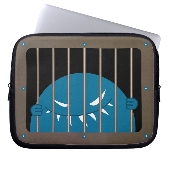 Evil Monster Character Kingpin Jailic Gothic Laptop Fodral (Framsidan)