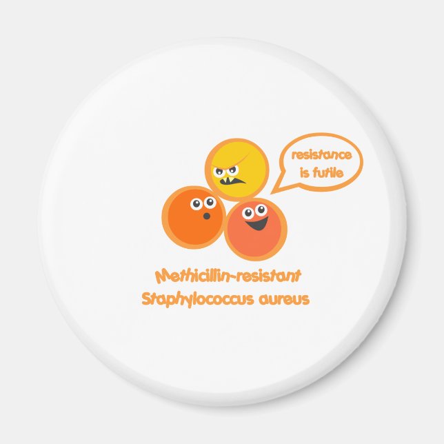 Evil MRSA Magnet (Framsidan)