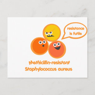 Evil MRSA Vykort