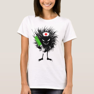 Evil Nurse Meme Mörk Humor Funny Medical T Shirt