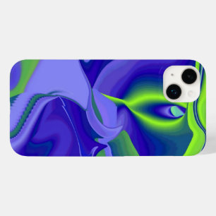 Evil Öga , 3D-Abstrakten i grönt blue lila