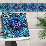 Evil Öga Amulet Mosaic Art Kakelplatta<br><div class="desc">Evil Öga Amulet Mosaic Art</div>