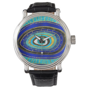 Evil Öga Amulet Ornamet Armbandsur