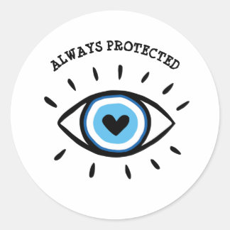 Evil Öga Andlig Aesthetic Esoteric Mystical Runt Klistermärke